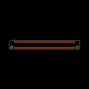 ERM8-050-02.0-STL-DV-TR Footprint