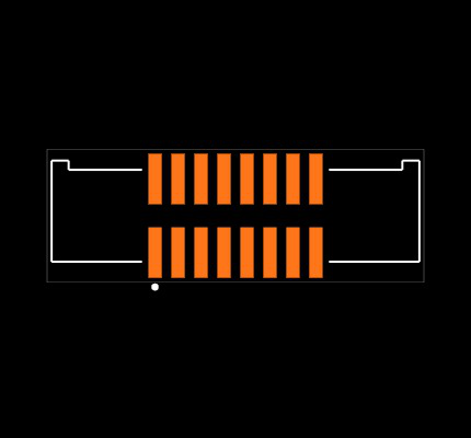 ESHF-108-01-F-D-SM Footprint