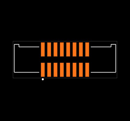 ESHF-108-01-F-D-SM-K-TR Footprint