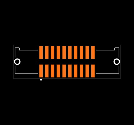 ESHF-110-01-L-D-SM-LC Footprint