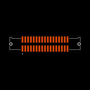 ESHF-117-01-L-D-SM-LC Footprint