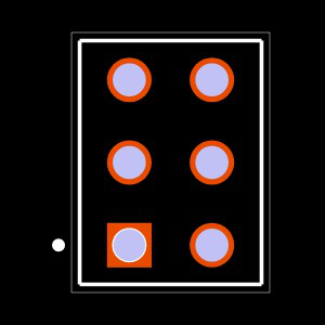 ESQ-102-23-G-T Footprint