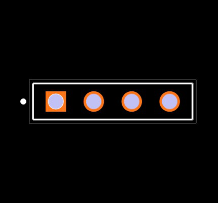 ESQ-104-33-S-S-LL Footprint
