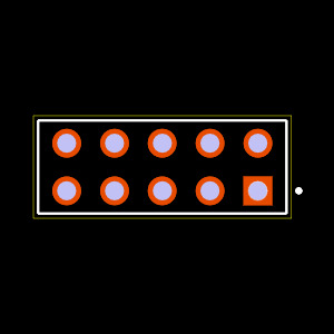 ESQ-105-12-G-D-004 Footprint