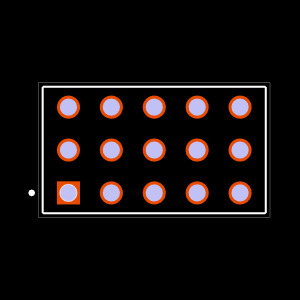 ESQ-105-33-L-T Footprint