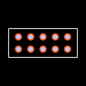 ESQ-105-38-L-D Footprint