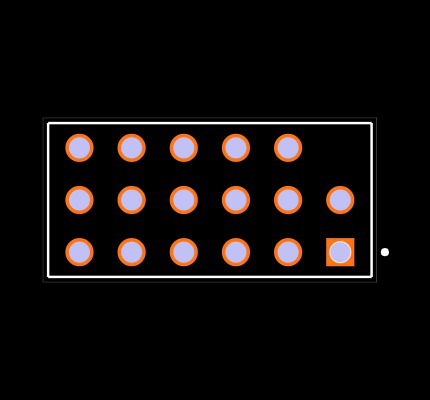 ESQ-106-37-G-T-003 Footprint