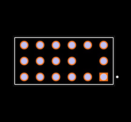 ESQ-106-37-G-T-005 Footprint