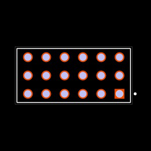 ESQ-106-39-G-T Footprint