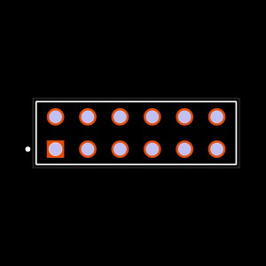 ESQ-106-39-L-D Footprint