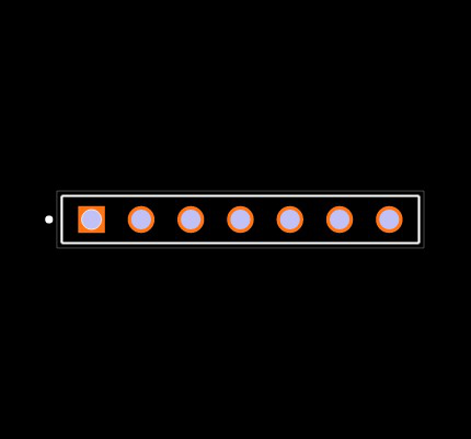 ESQ-107-34-T-S Footprint