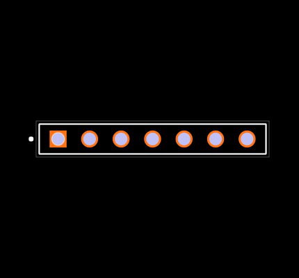 ESQ-107-37-G-S Footprint