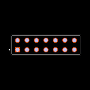 ESQ-107-48-L-D Footprint