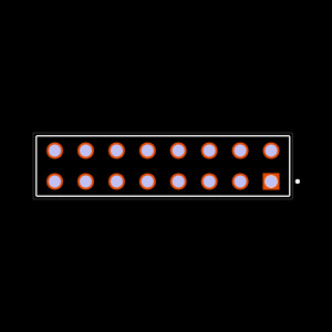 ESQ-108-14-L-D Footprint