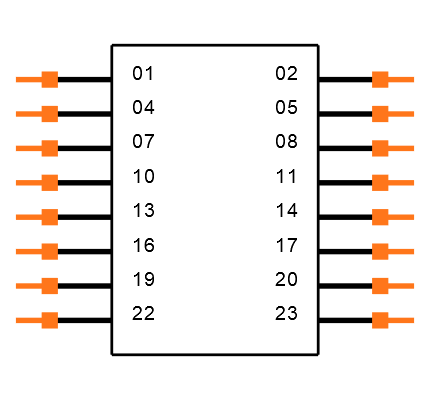 ESQ-108-23-L-T Symbol