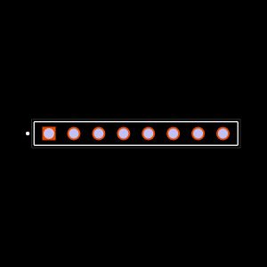 ESQ-108-34-G-S Footprint