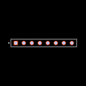 ESQ-108-34-T-S-LL Footprint