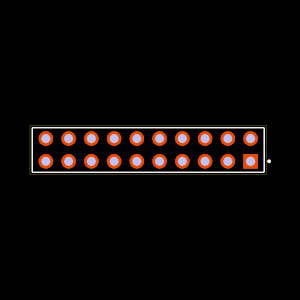 ESQ-110-12-G-D Footprint