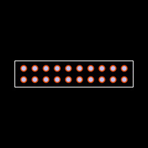 ESQ-110-13-S-D Footprint