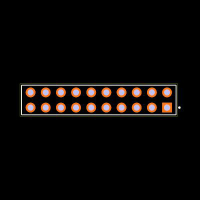 ESQ-110-48-S-D Footprint