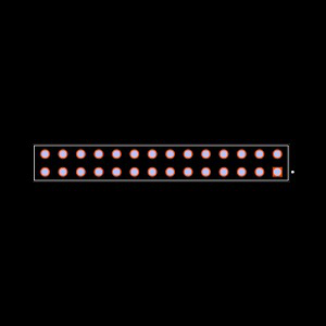 ESQ-114-44-L-D Footprint