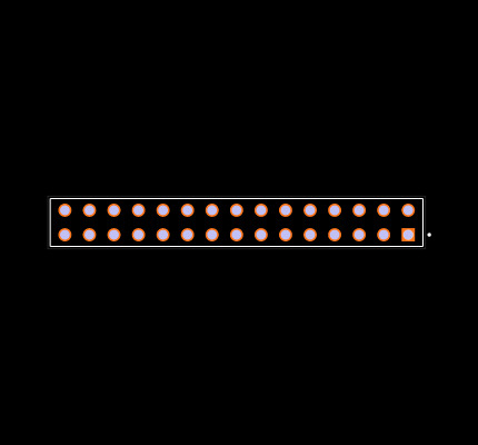ESQ-115-12-L-D Footprint