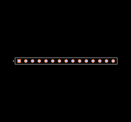 ESQ-115-14-L-S Footprint