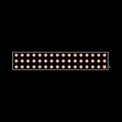 ESQ-116-24-G-T Footprint