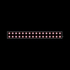 ESQ-116-34-G-D Footprint