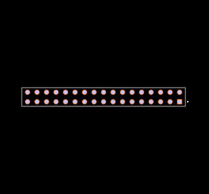 ESQ-117-14-G-D Footprint
