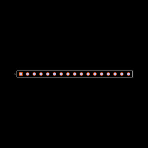 ESQ-117-44-G-S Footprint