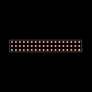 ESQ-118-44-G-T Footprint