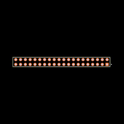 ESQ-120-12-L-D Footprint