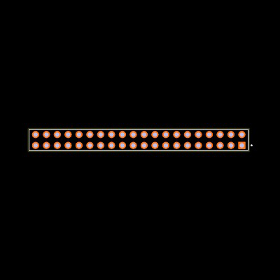 ESQ-120-23-L-D Footprint