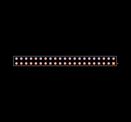 ESQ-121-13-S-D Footprint