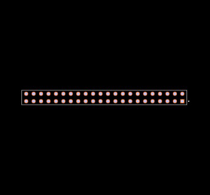 ESQ-122-38-L-D Footprint