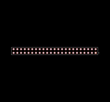 ESQ-123-14-G-D Footprint