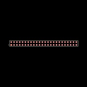 ESQ-124-33-L-D Footprint