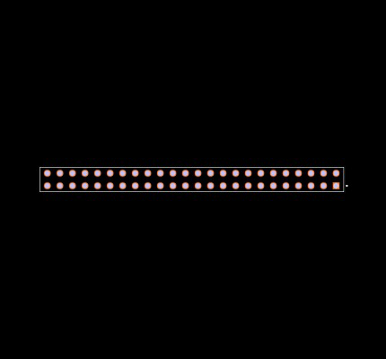 ESQ-124-39-G-D Footprint