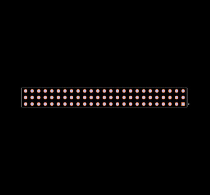 ESQ-125-14-G-T Footprint