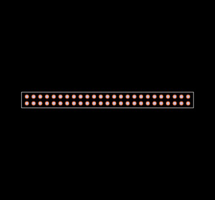 ESQ-125-38-L-D Footprint