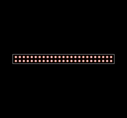 ESQ-125-44-G-D-LL Footprint