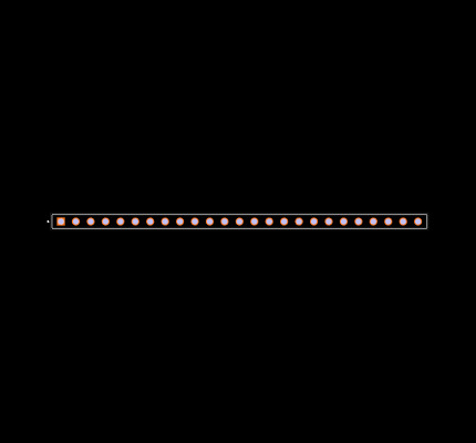 ESQ-125-48-G-S Footprint