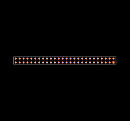 ESQ-126-39-L-D Footprint