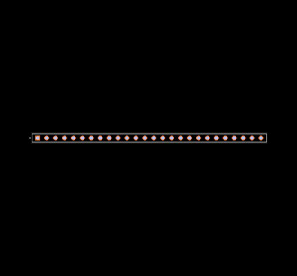 ESQ-126-44-T-S Footprint