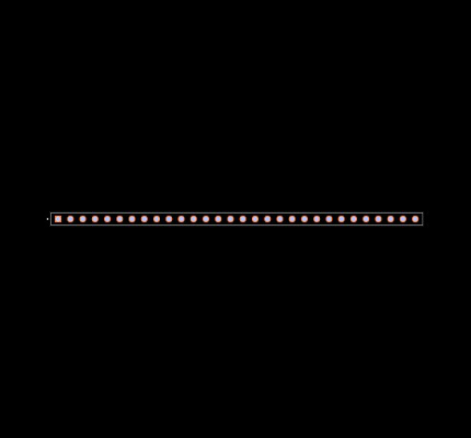 ESQ-130-37-G-S Footprint
