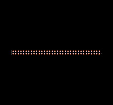 ESQ-134-58-G-D Footprint