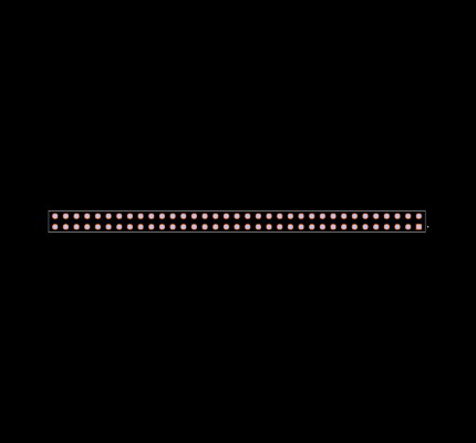ESQ-135-24-S-D Footprint