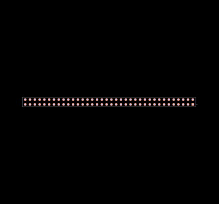 ESQ-136-38-G-D Footprint