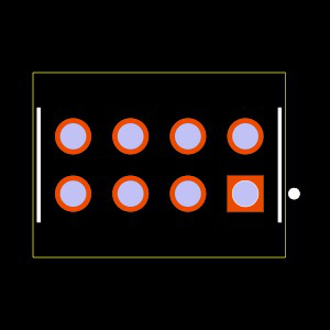 ESQT-104-03-M-D-326 Footprint